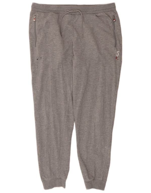 Fila Pantalon de Survêtement Homme Joggers 2XL Gris Moucheté Coton