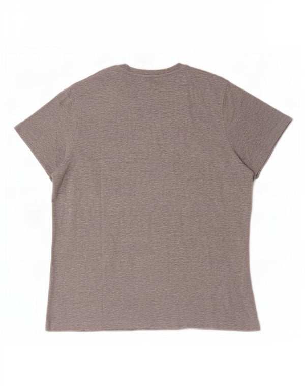 Tommy Hilfiger T-Shirt Homme Gris Moyen Moucheté Coton