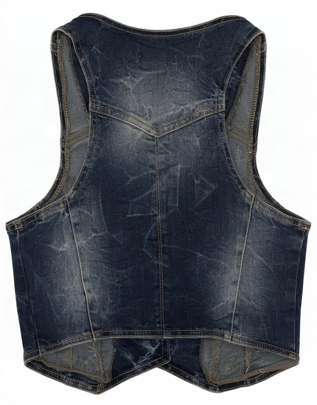 Pimkie Gilet en jean pour femme UK 8 Small Bleu