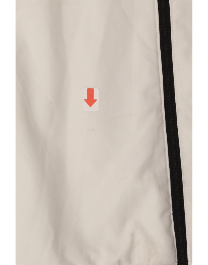 ADIDAS Mens Climalite Bomber Jacket UK 38 Medium White Polyester Vintage Adidas and Second-Hand Adidas from Messina Hembry 