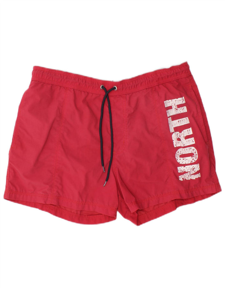 North Sails Short de Bain Graphique Homme Rose Moyen Polyamide