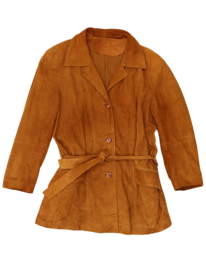 Conbipel Veste En Daim Femme IT 42 Cuir Beige Moyen