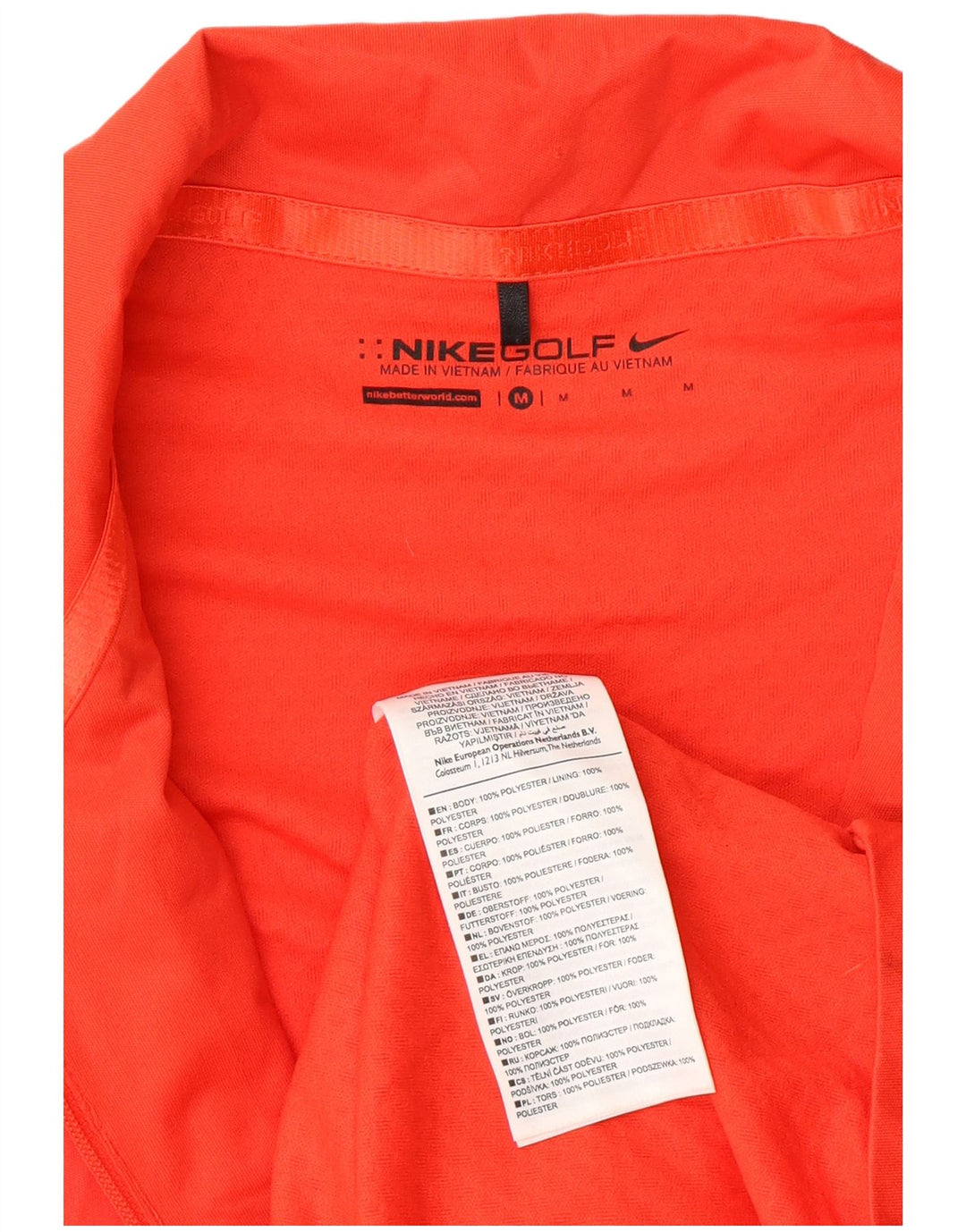 Nike Veste de survêtement sans manches pour femme UK 14 Rouge moyen Polyester