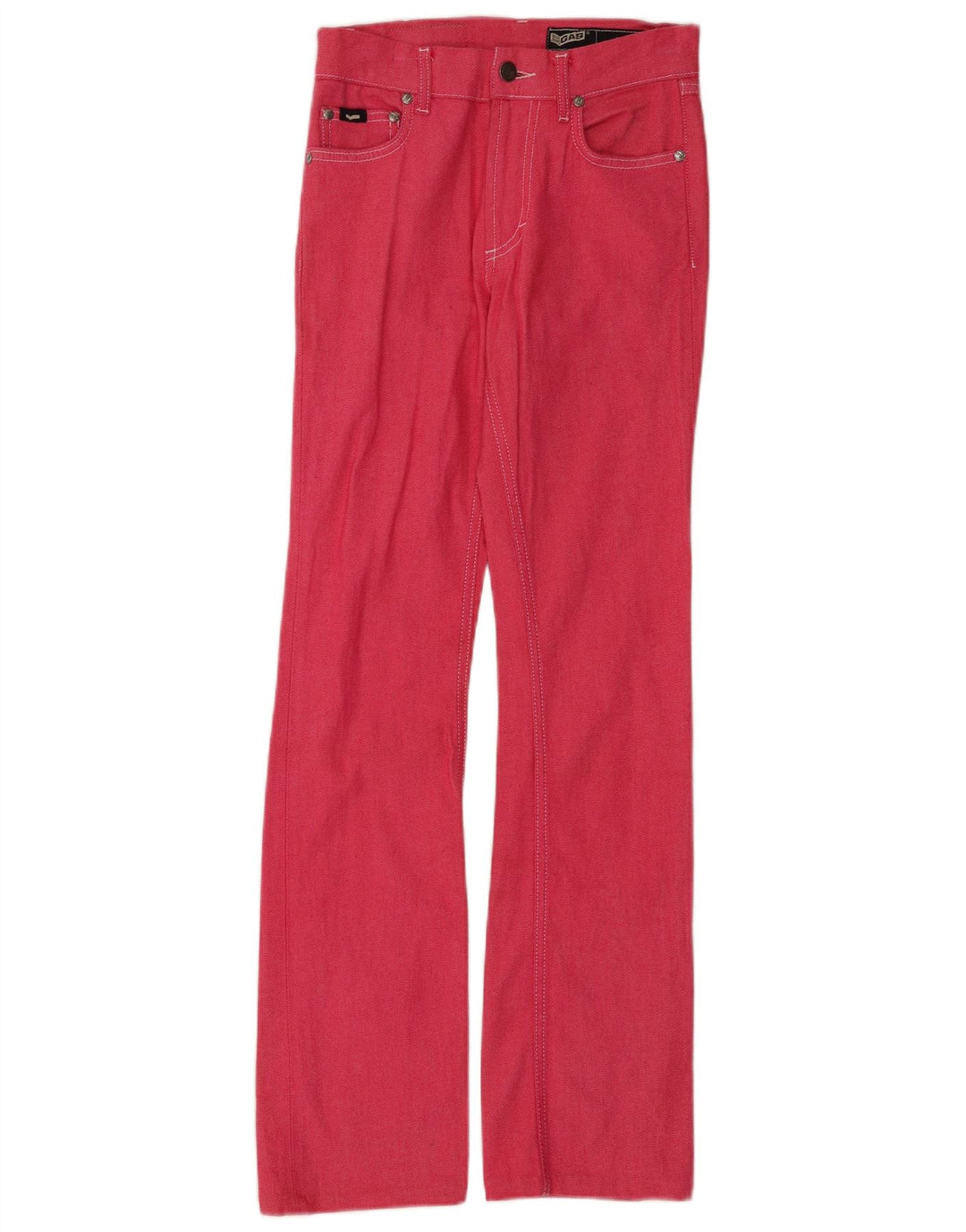 Gas Jean Bootcut Femme W26 L31 Coton Rose