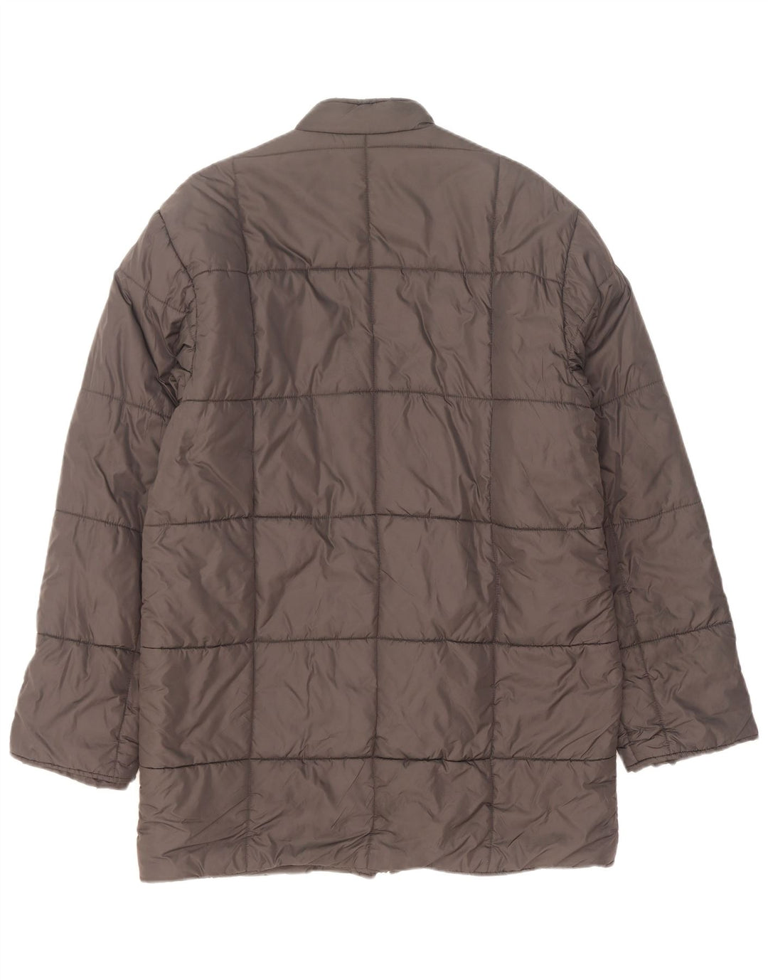 Alberto Aspesi Veste rembourrée pour homme UK 38 Nylon gris moyen