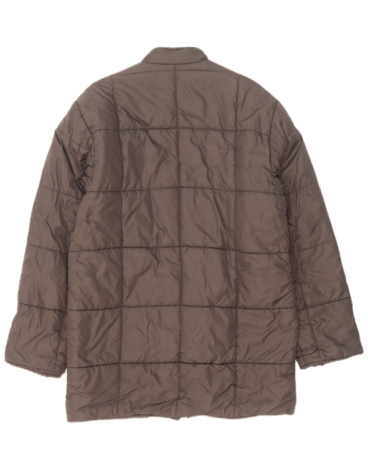 Alberto Aspesi Veste rembourrée pour homme UK 38 Nylon gris moyen