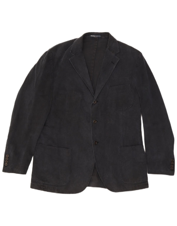 Polo Ralph Lauren Veste blazer à 3 boutons pour homme IT 54 XL en coton noir