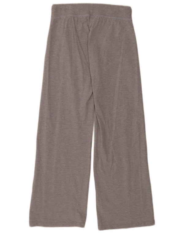Converse Pantalon de survêtement large pour femme UK 14 Large Gris Moucheté Coton