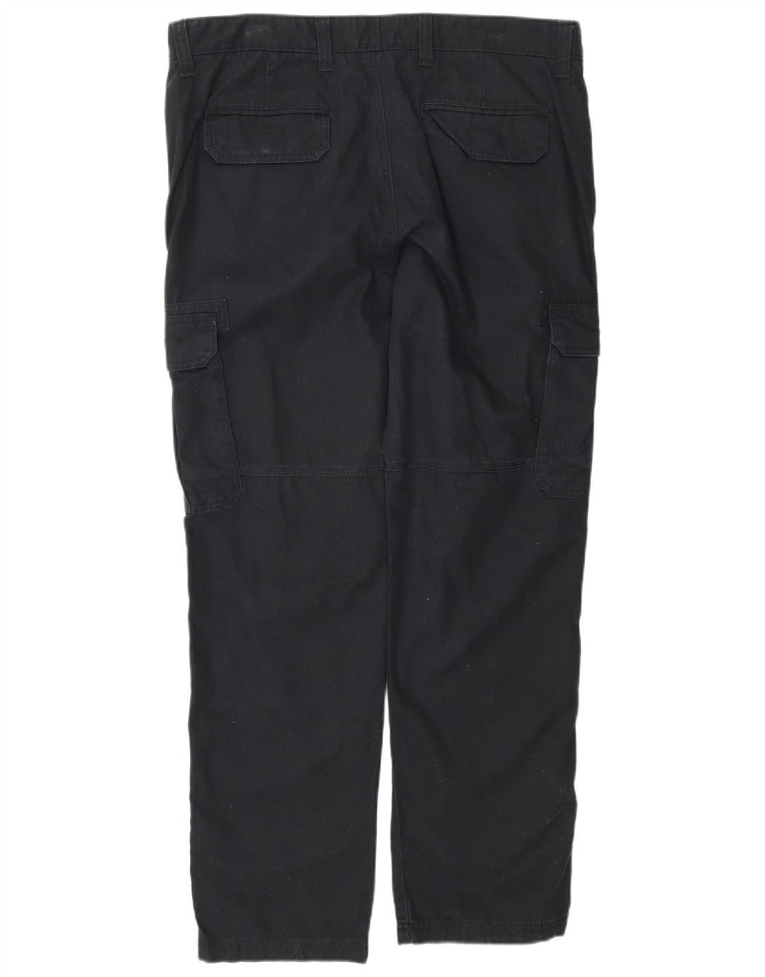 Marks & Spencer Pantalon cargo droit pour homme W38 L31 Noir Coton