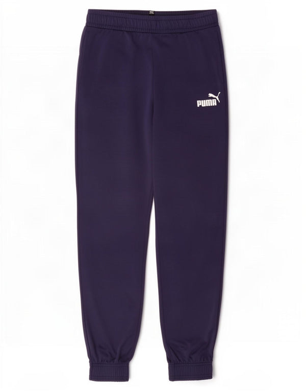 Puma Boys Tracksuit Trousers Joggers 13-14 Years Navy Blue