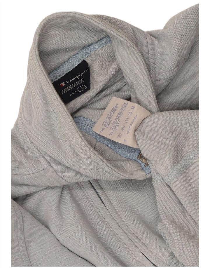 Champion Veste de survêtement pour femme UK 10 Small Bleu Coton