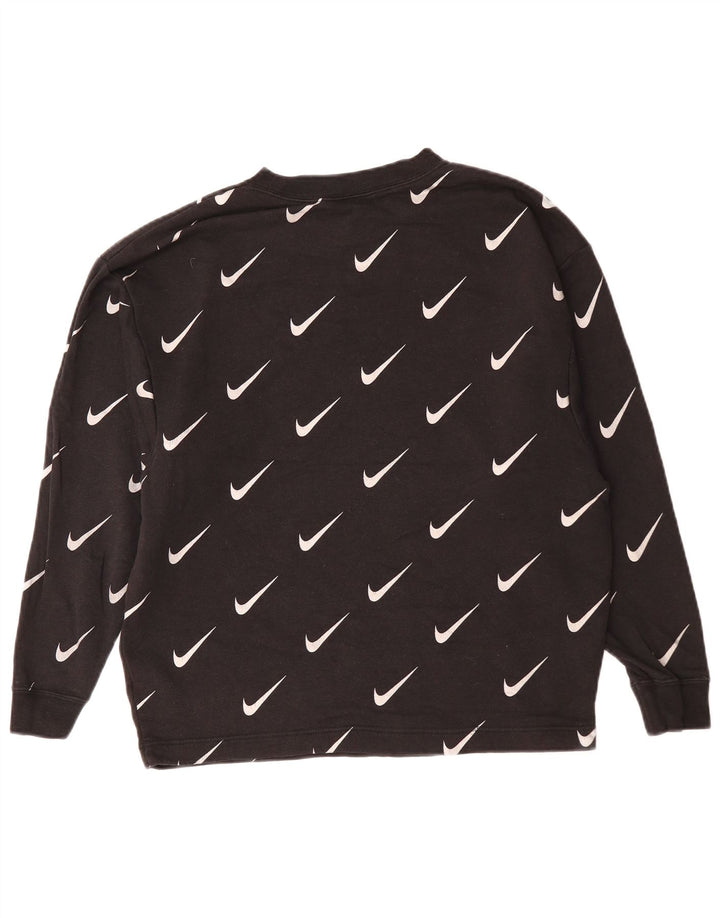 NIKE Sweat-shirt graphique pour homme XS en coton noir
