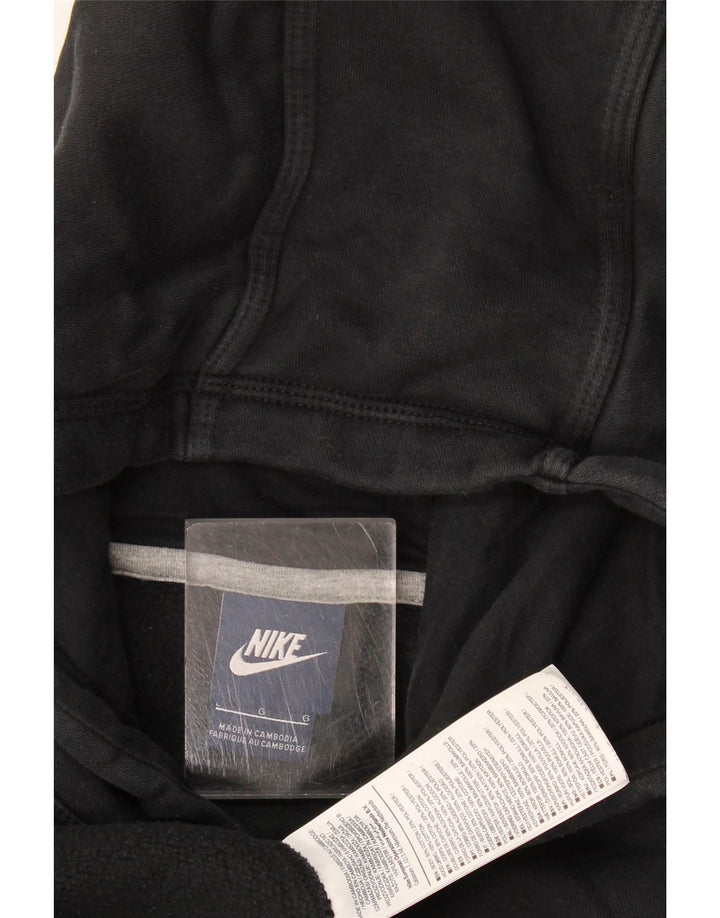 Nike Pull à capuche pour homme en coton noir Taille L