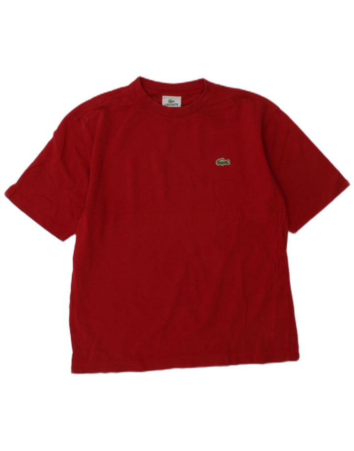 Lacoste T-Shirt Homme Top Taille 3 Petit Coton Rouge
