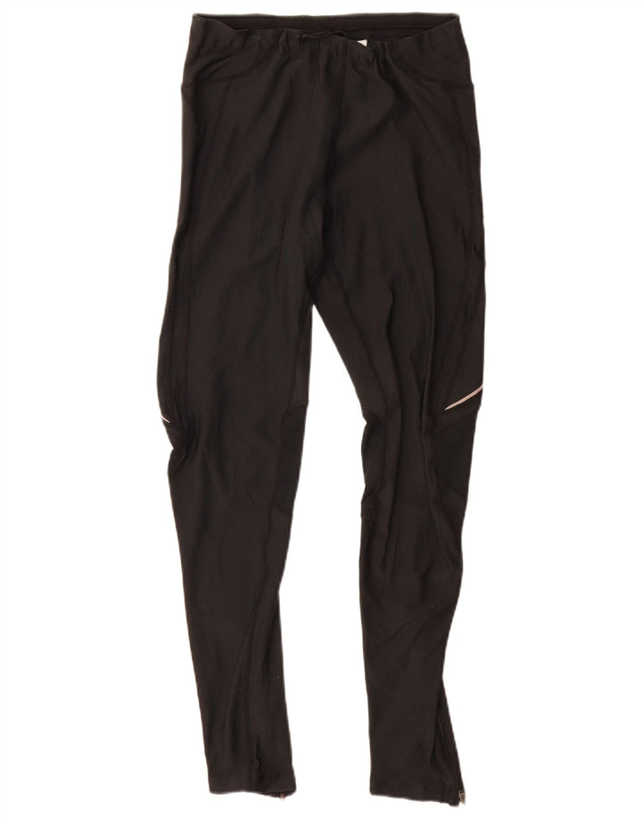 Nike Leggings Femme UK 14/16 Large Noir Polyester