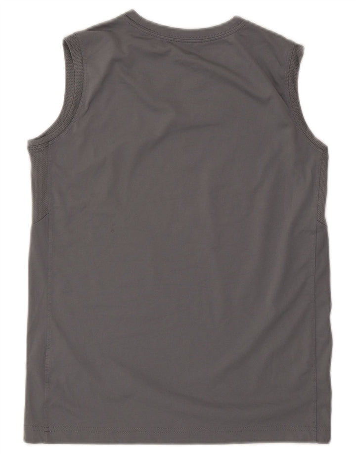 Nike Garçon Dri Fit Graphic Débardeur 12-13 ans Grand Gris Polyester