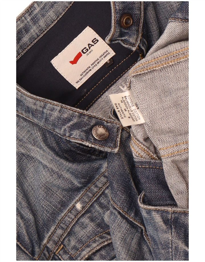 Gas Veste en jean courte pour femme UK 12 Bleu moyen Coton