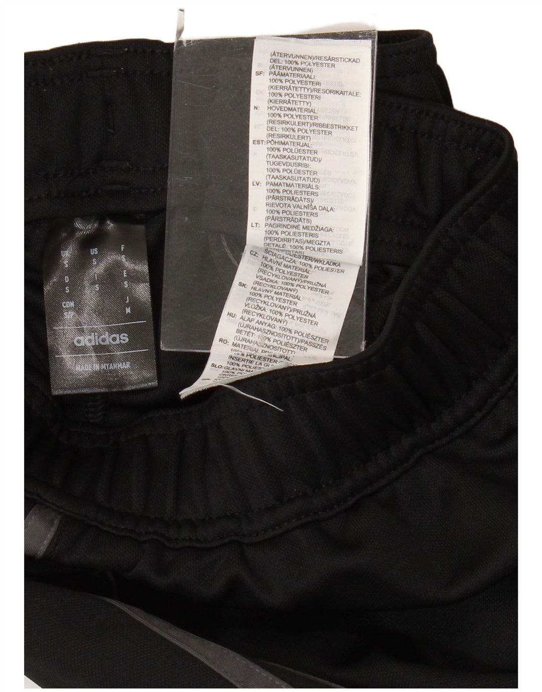 ADIDAS Pantalon de survêtement pour hommes Petit Noir Polyester