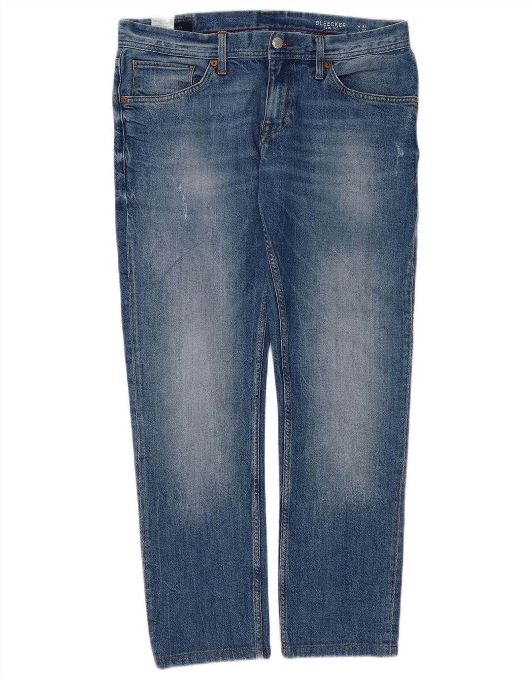 TOMMY HILFIGER Jean Slim Sleenker Homme W33 L29 Bleu Coton