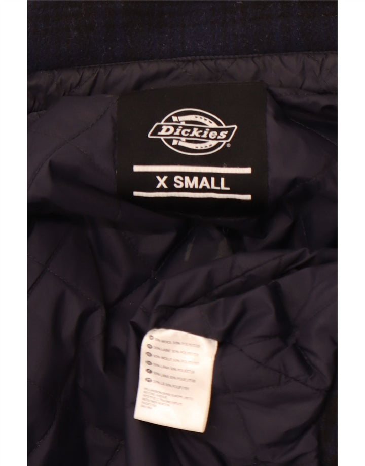 DICKIES Chemise Lumberjack Flanelle XS Bleu Marine à Carreaux Laine Homme