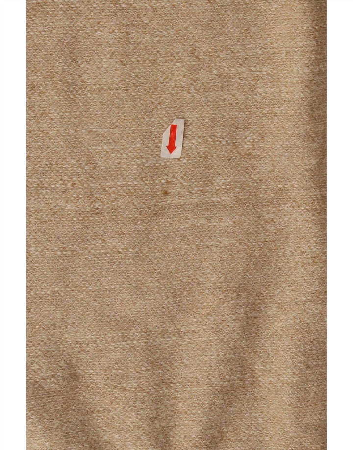 J. Crew Pull à col zippé pour homme Petit coton beige