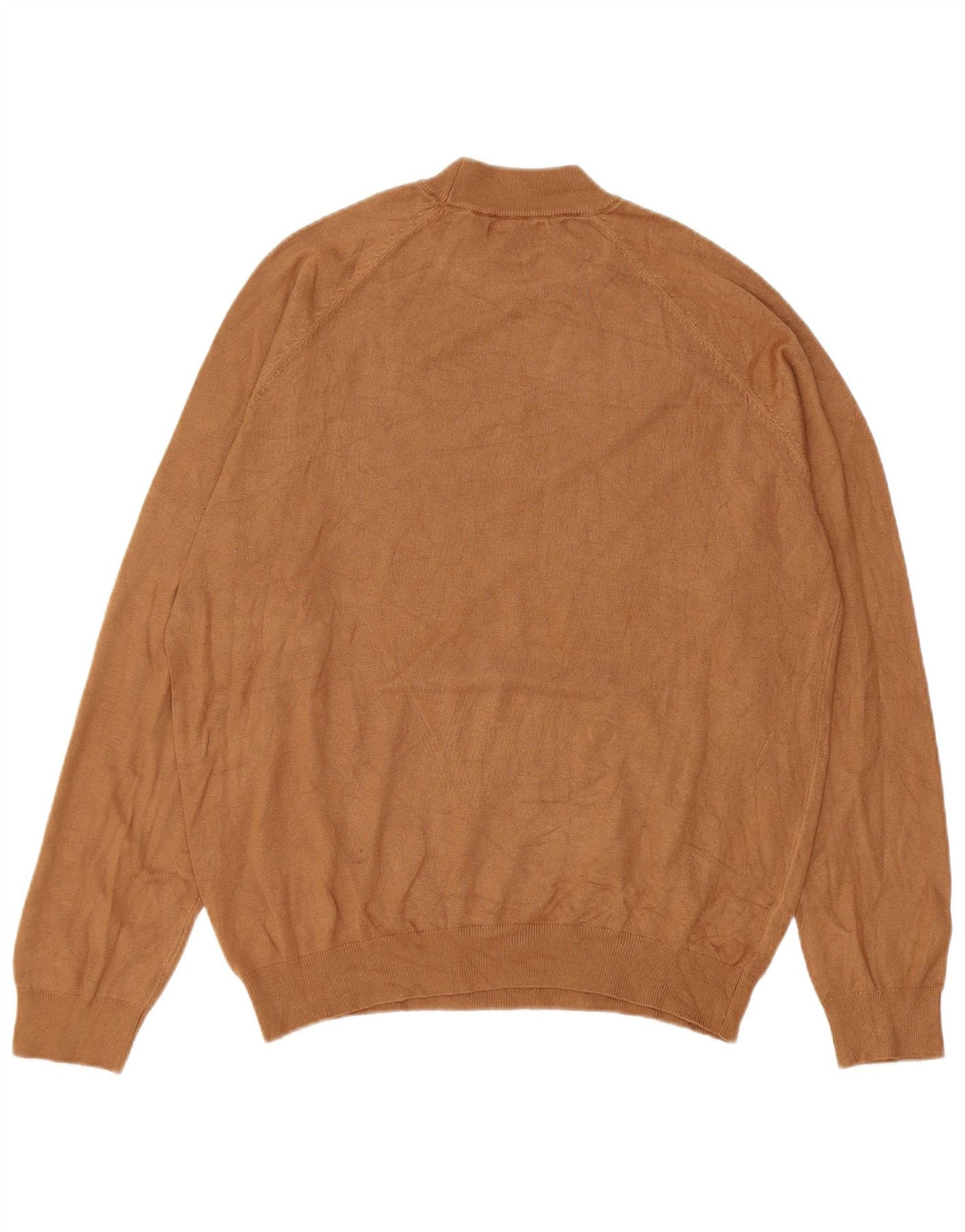 Zara Pull Col Rond Homme Beige Moyen