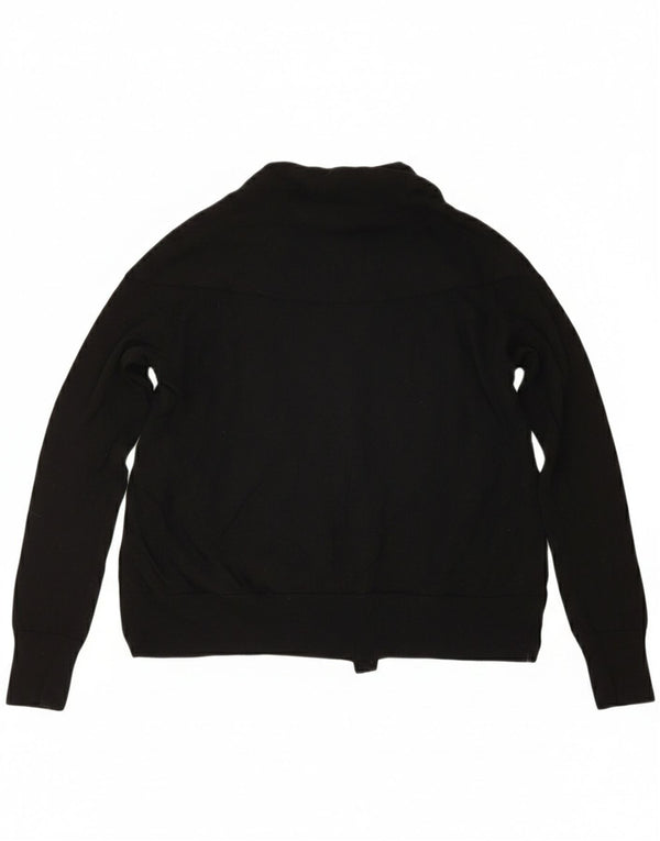 Cos Cardigan ouvert surdimensionné pour femme UK 6 XS en laine noire