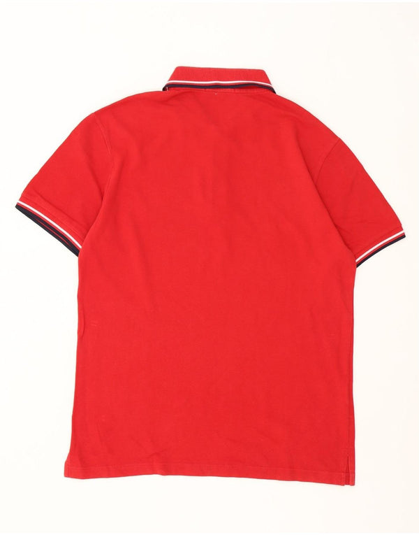 Fred Perry Polo Homme Rouge Moyen Rayé Coton