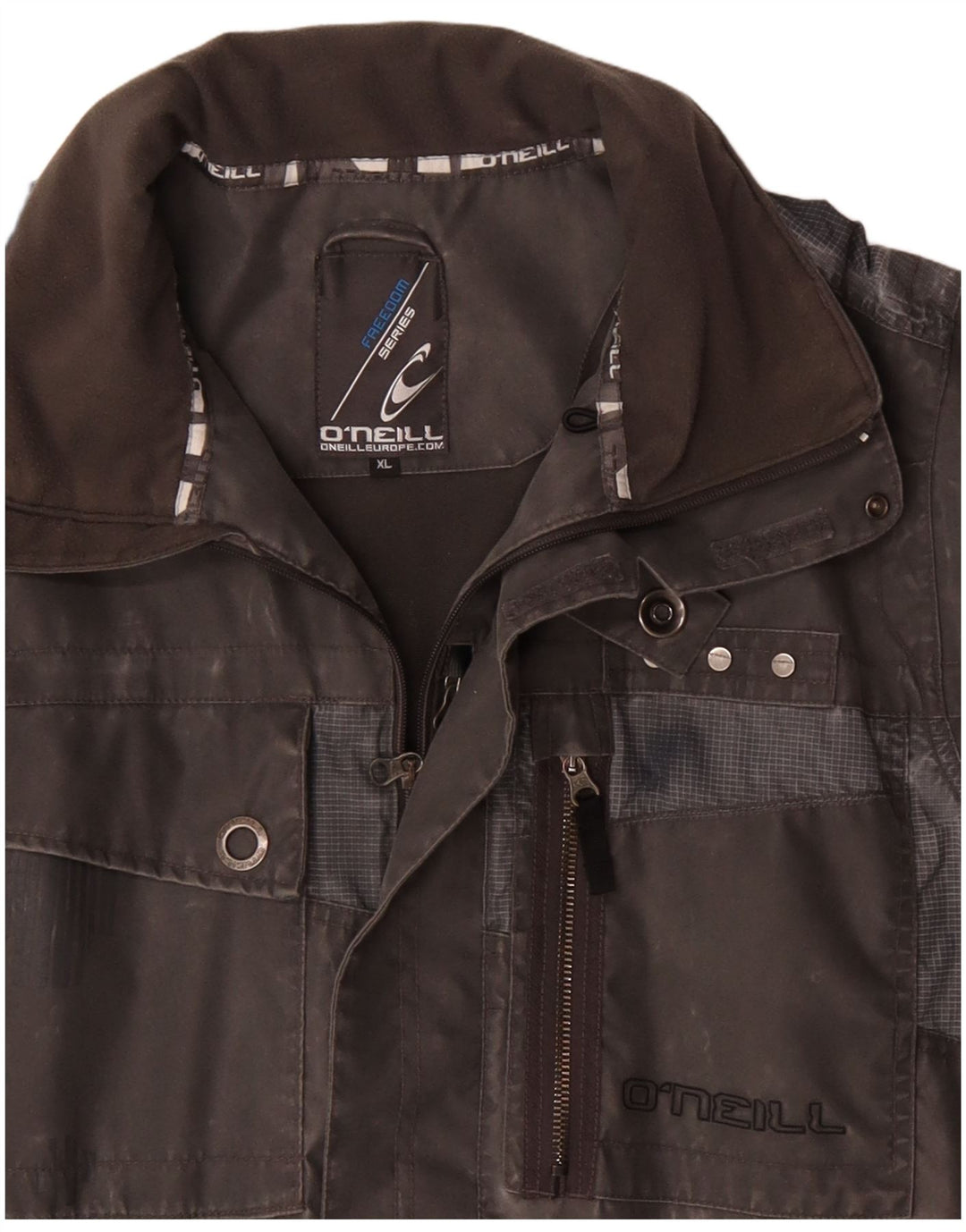 O'Neill Veste coupe-vent pour homme UK 42 XL Gris Colorblock