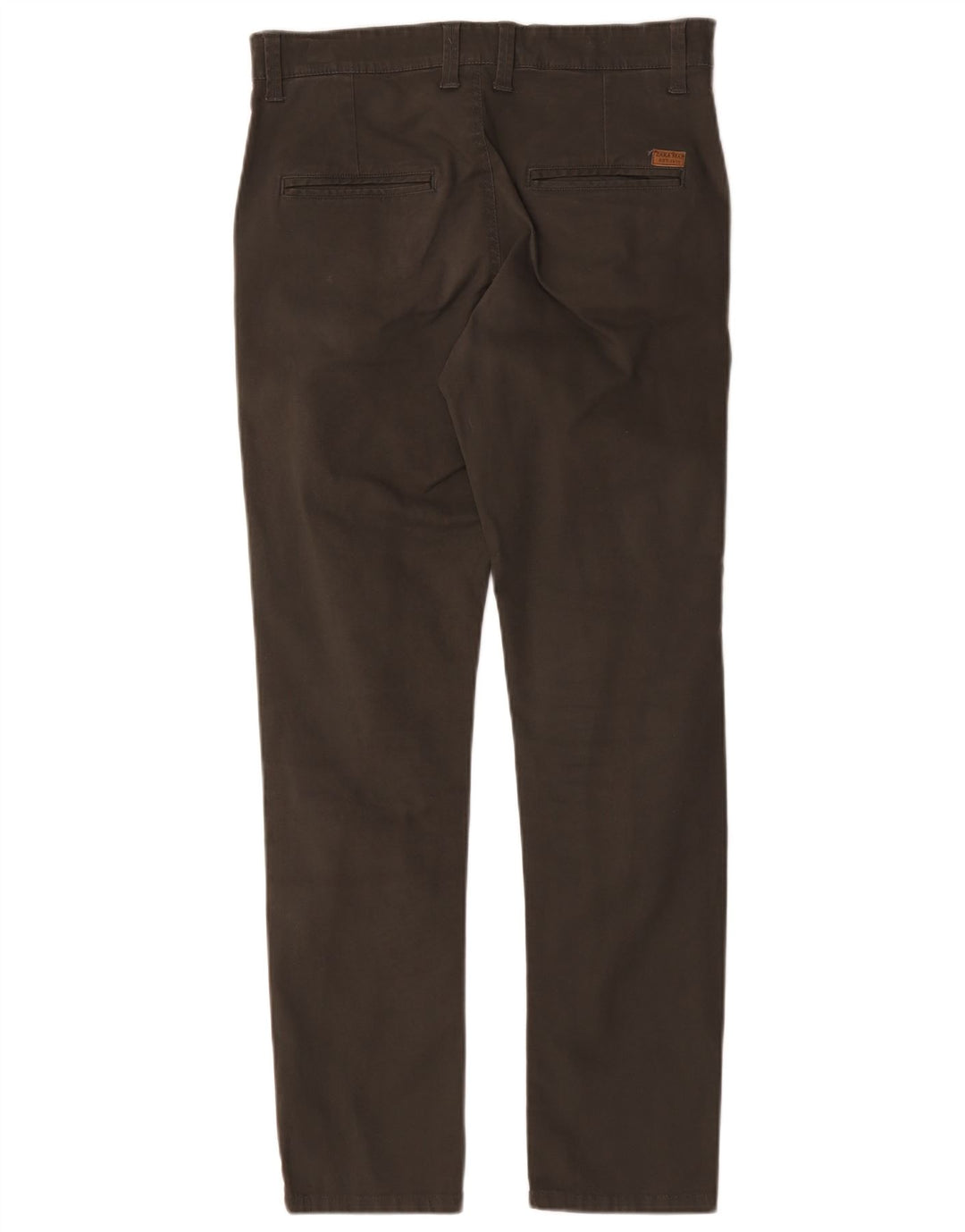 Zara Pantalon Chino Slim Homme Large W32 L30 Kaki