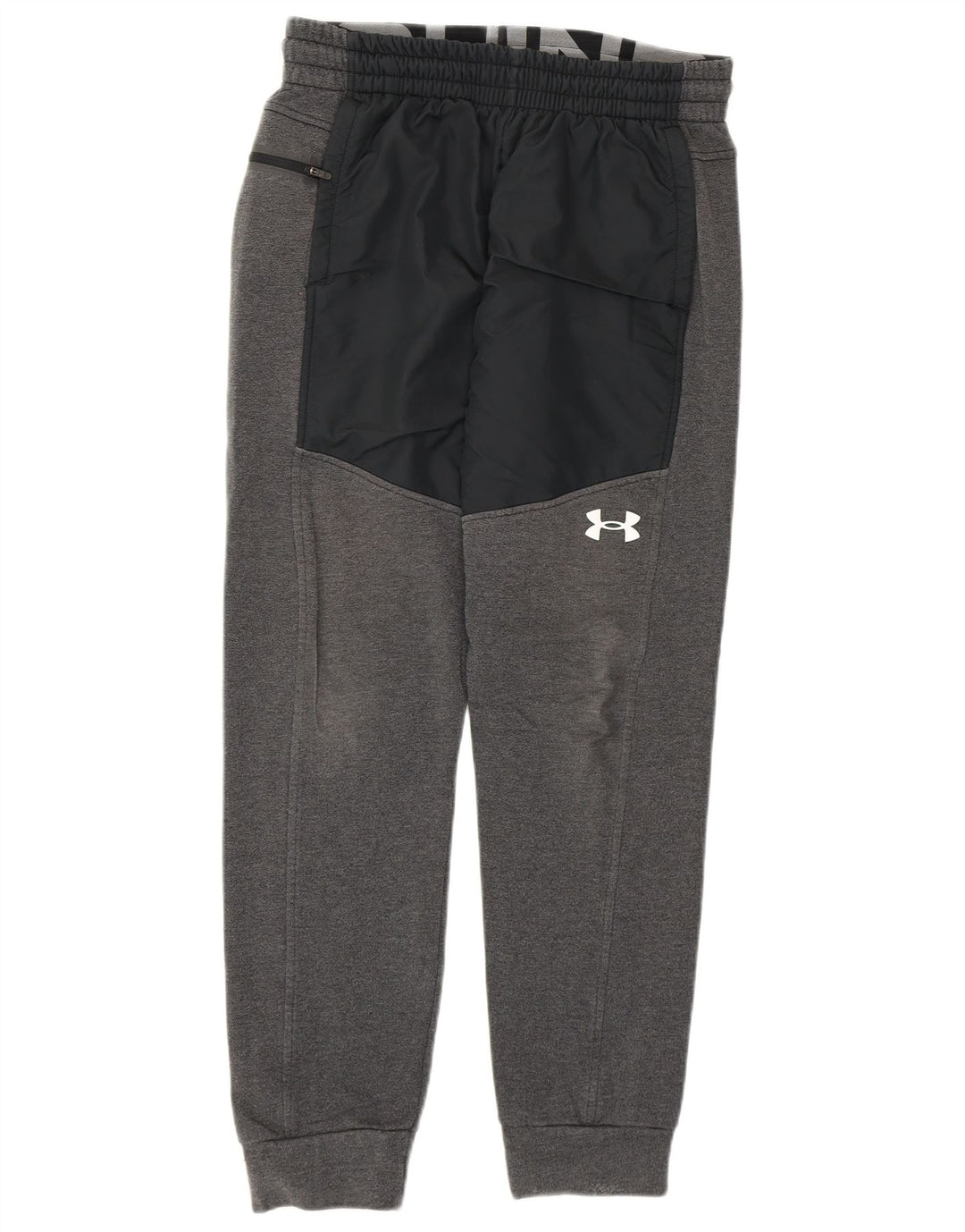 Under Armour Pantalon de Survêtement Joggers Homme Gris Moyen Colourblock Cotton