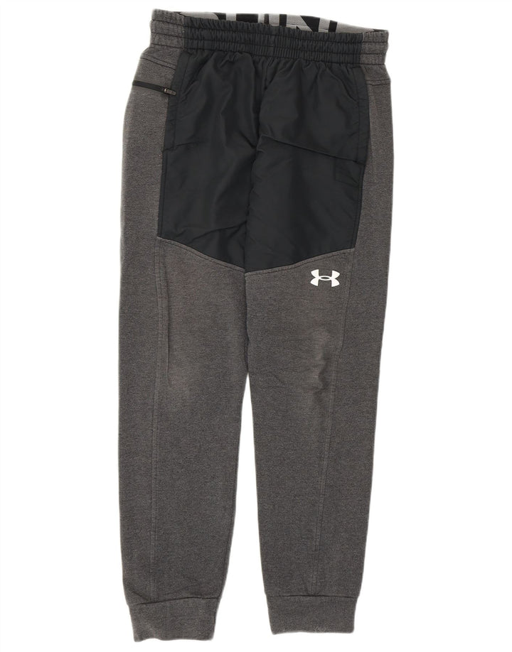 Under Armour Pantalon de Survêtement Joggers Homme Gris Moyen Colourblock Cotton