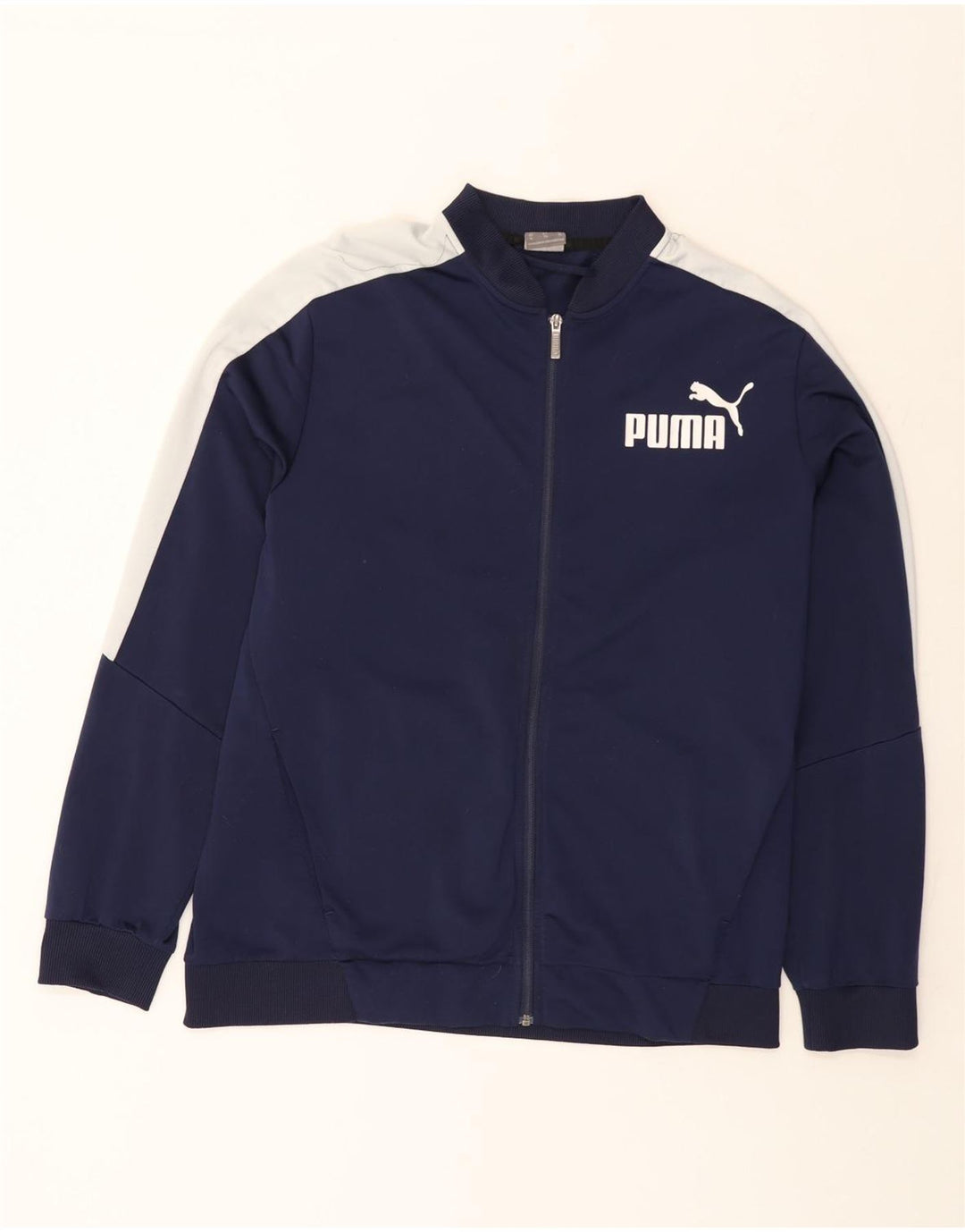 Puma Veste de Survêtement Graphique Homme XL Bleu Marine Colorblock