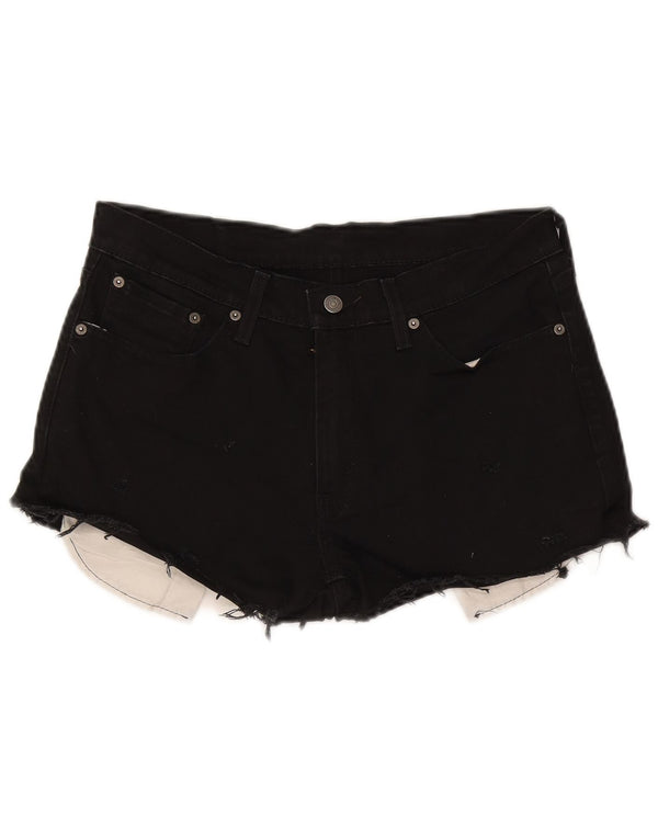 Levi's Short en Jean 541 Femme W32 Large Noir Coton