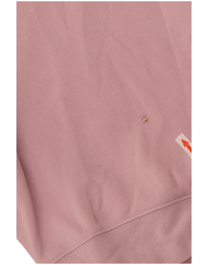 Nike Sweat-shirt pour femme en coton rose moyen UK 14