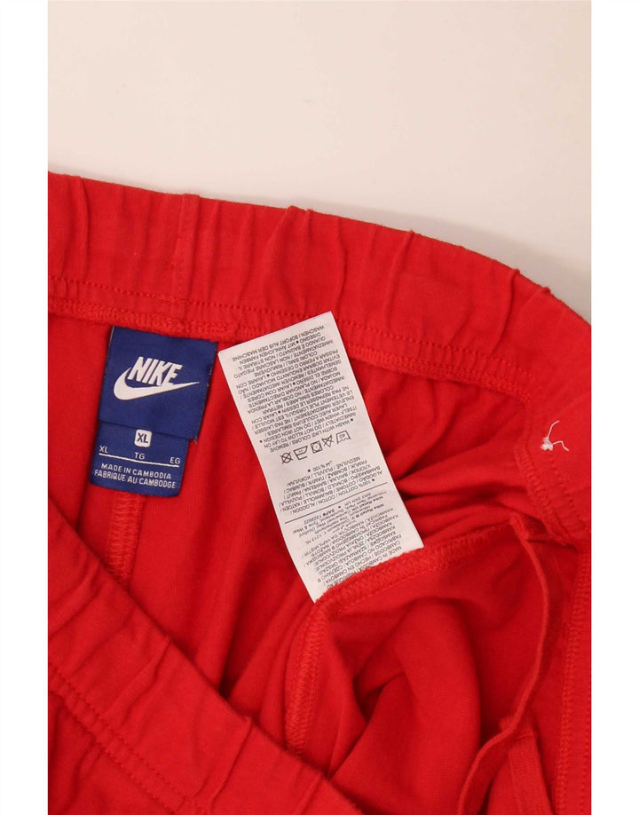 Nike Short de sport pour homme XL en coton rouge