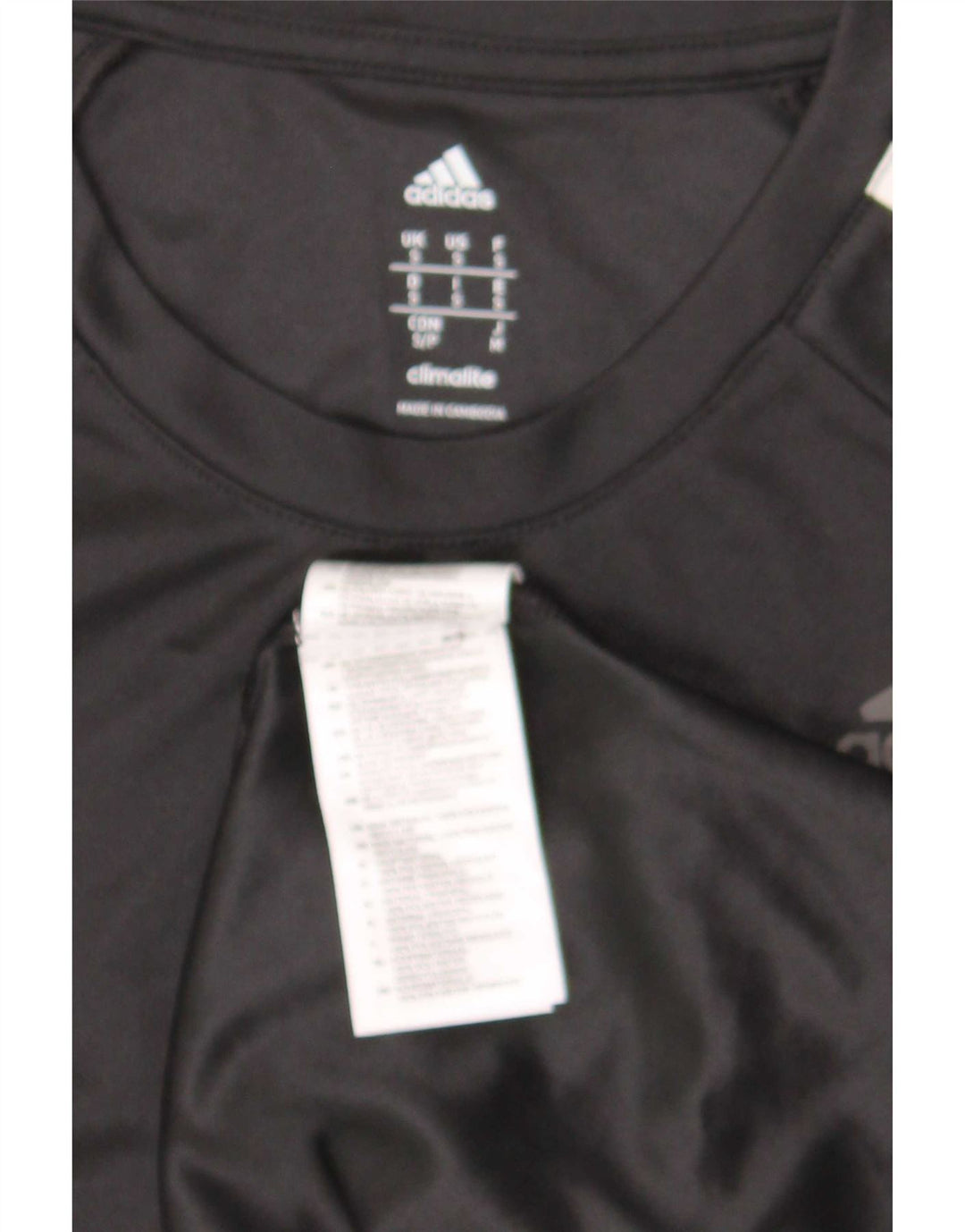 Adidas T-Shirt Homme Haut Petit Noir Polyester Sports
