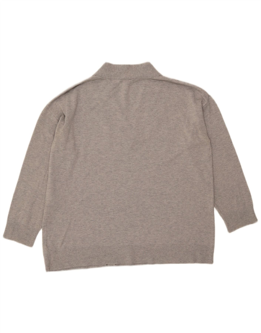 Gap Pull surdimensionné à col en V pour femme UK 16 Large Gris Moucheté