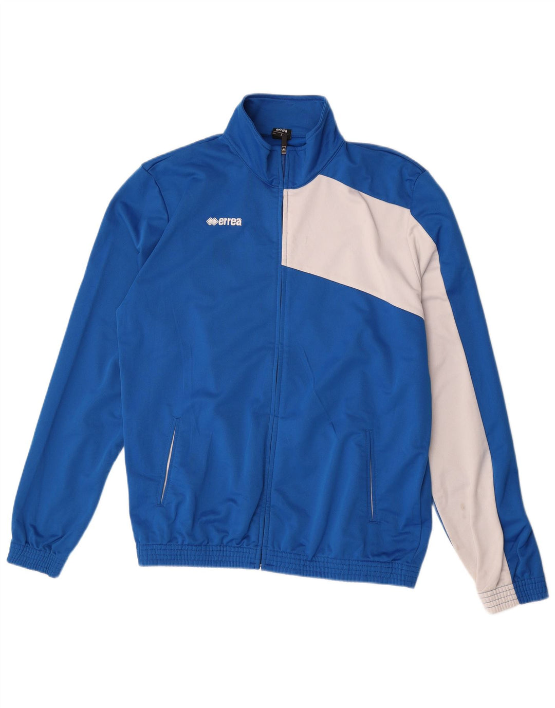 Errea Veste de survêtement pour homme 3XL Bleu Colorblock Polyester