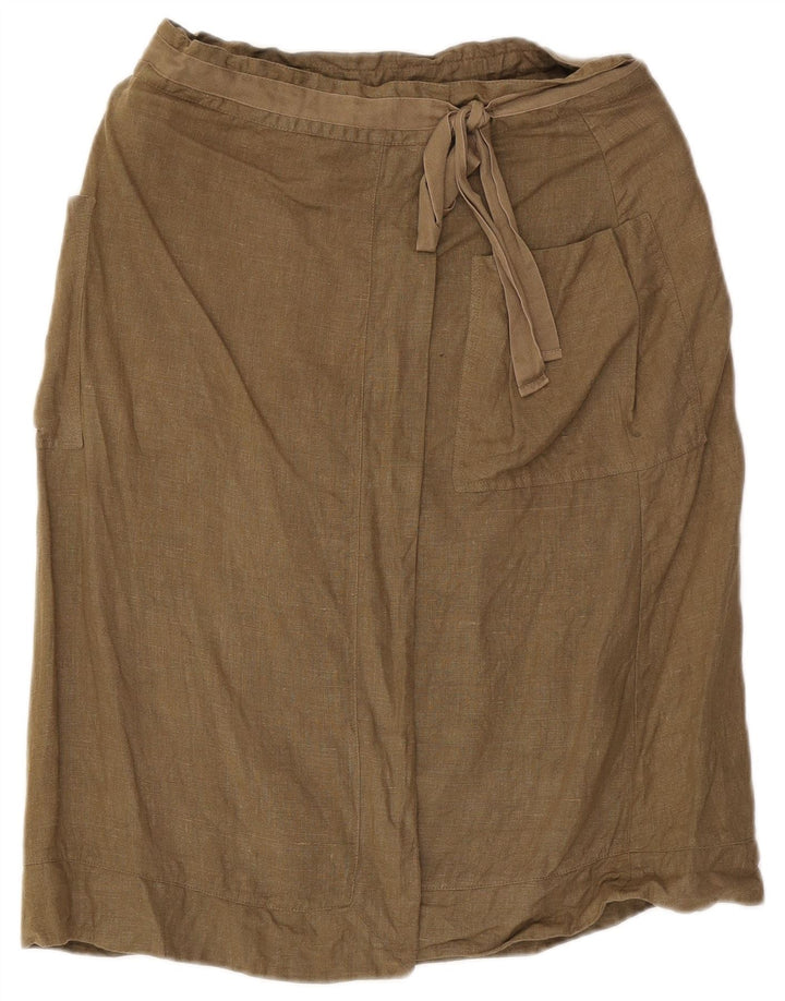 Sasha Jupe cargo pour femme UK 12 Medium W29 Lin kaki