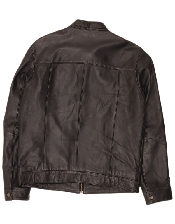 Bata Veste en cuir pour homme UK 42 XL Noir