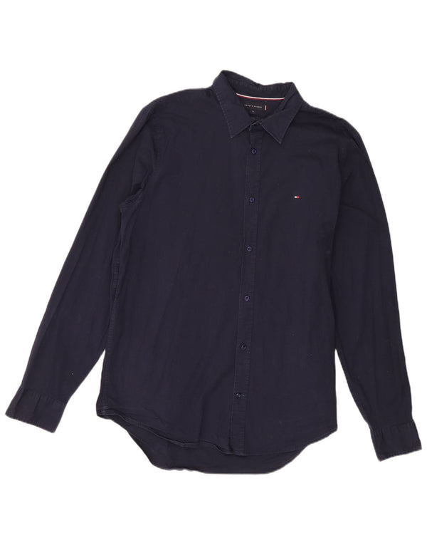 Tommy Hilfiger Chemise Slim Fit XL Bleu Marine Coton