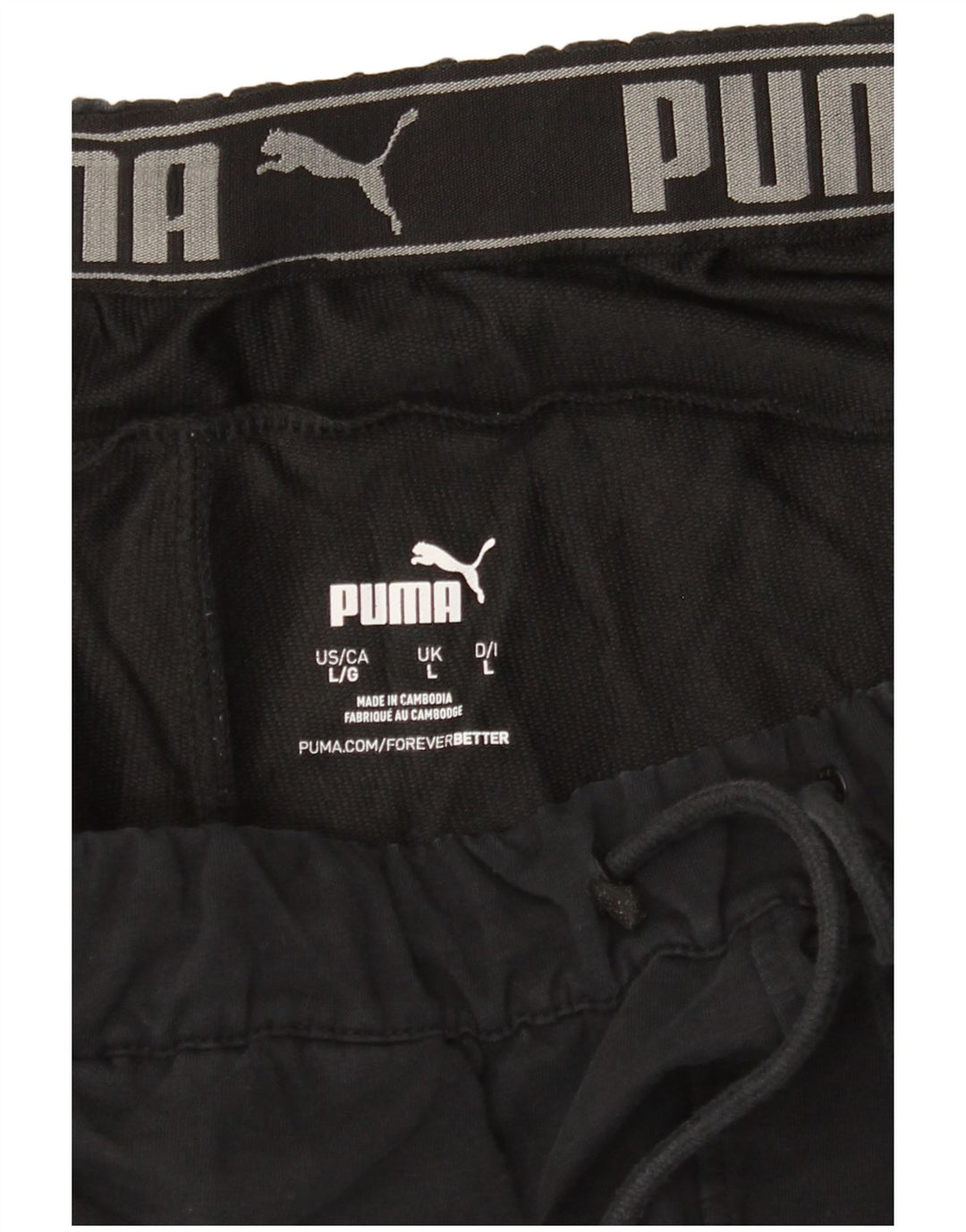 PUMA Short de sport pour hommes, grand, noir