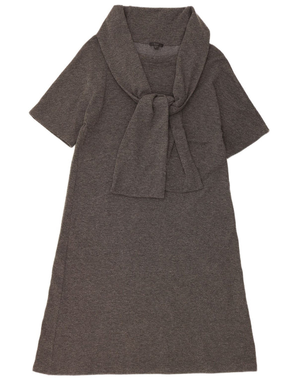 Cos Robe pull à manches 1/2 pour femme UK 16 Large Gris