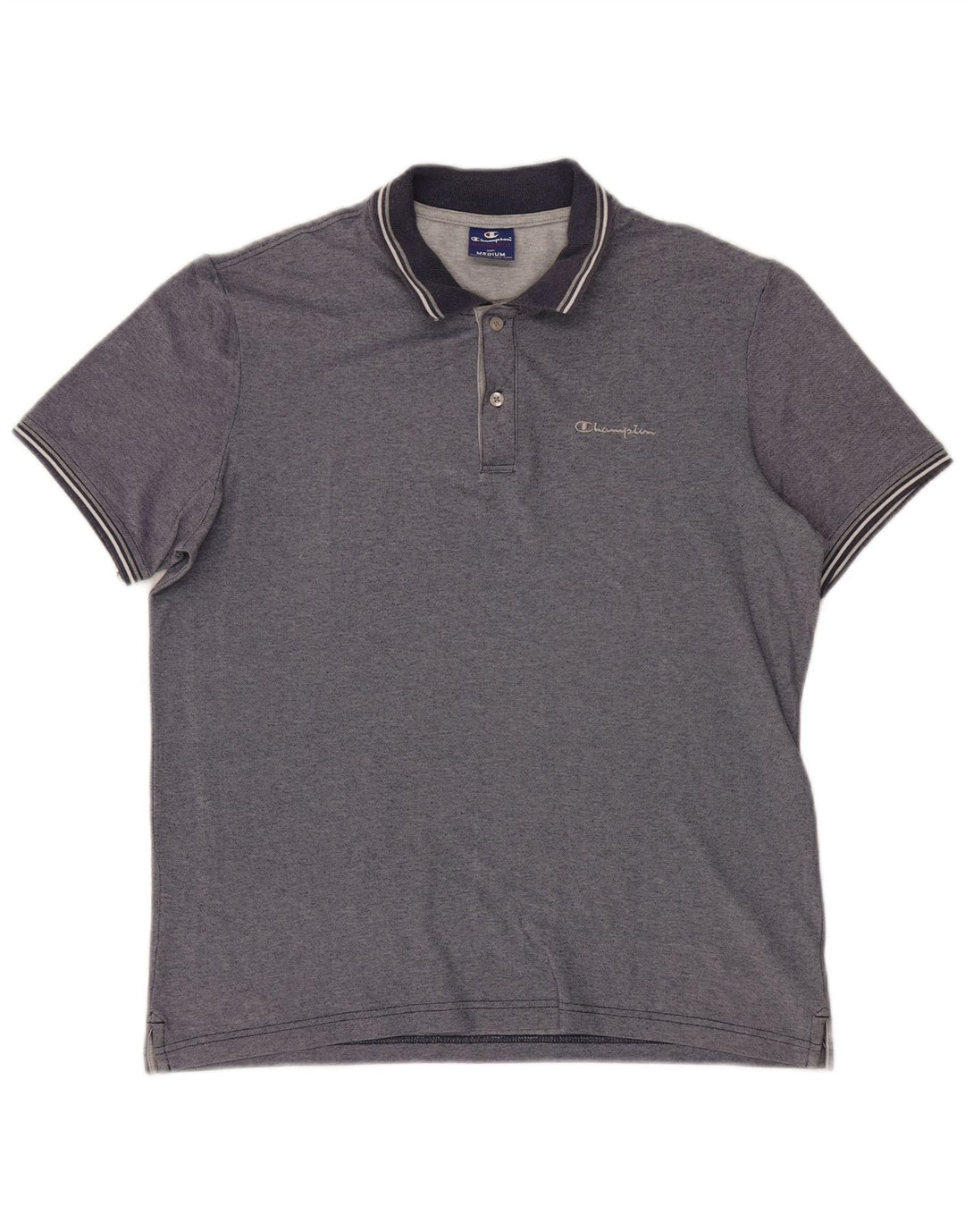 Champion Polo Homme Bleu Marine Moyen Colourblock