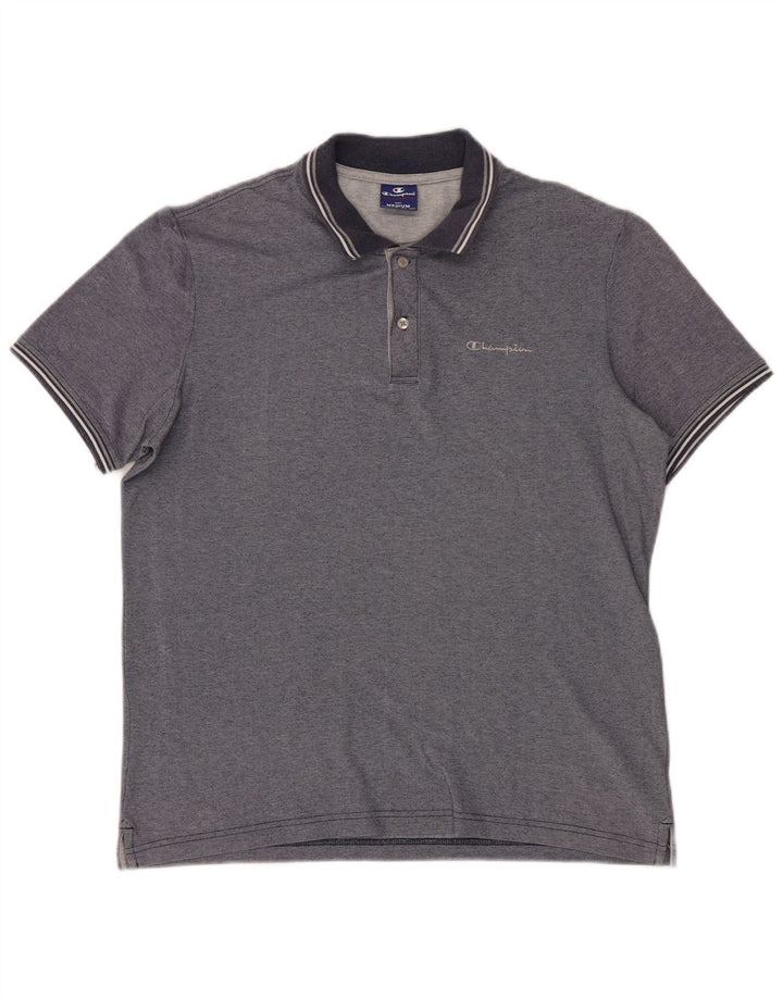 Champion Polo Homme Bleu Marine Moyen Colourblock