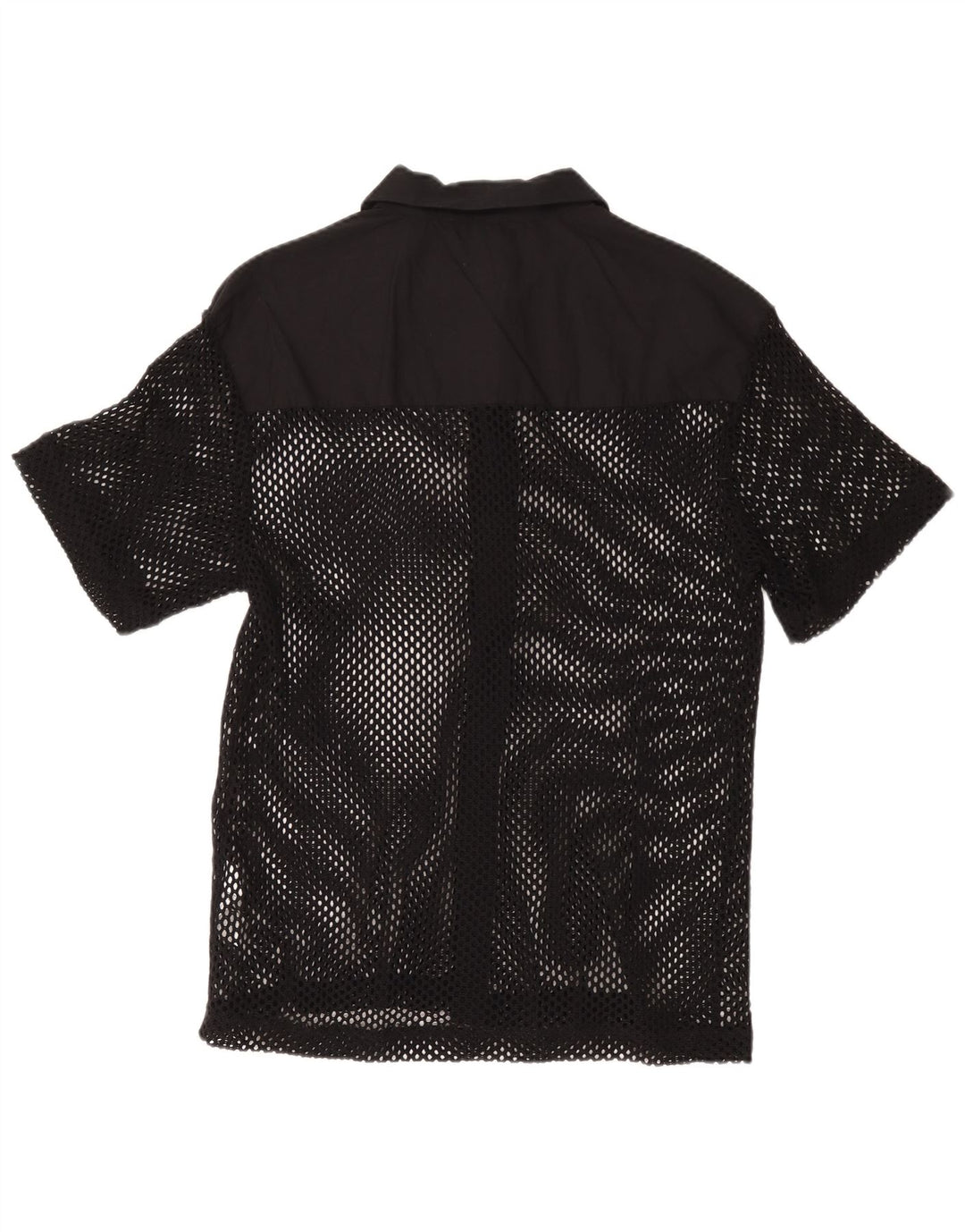 Chemise À Manches Courtes Homme Zara Homme Noir Moyen Coton