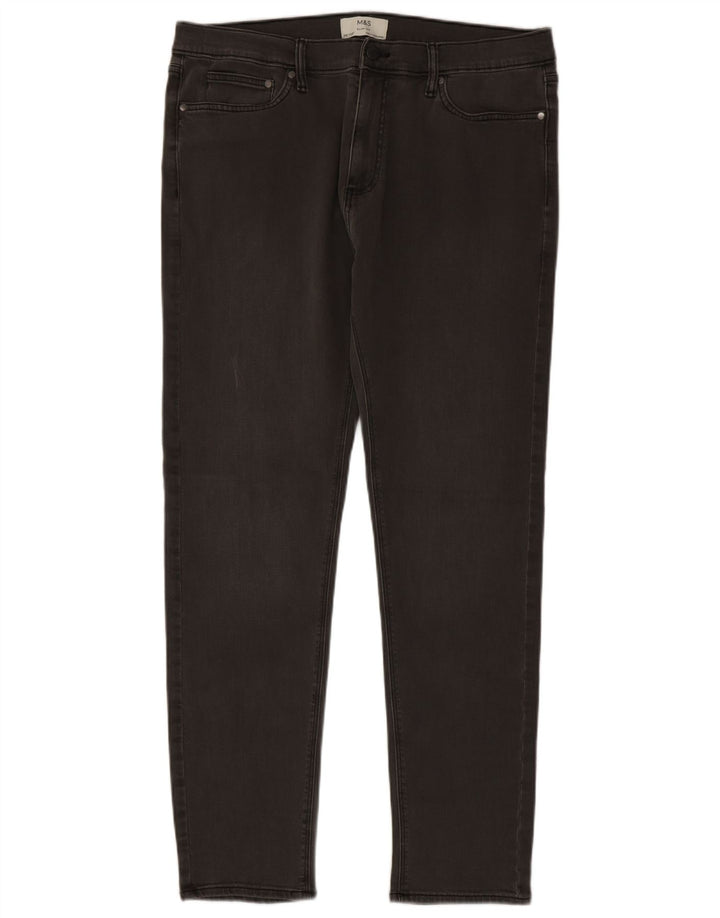 Marks & Spencer Jean Slim Homme W36 L33 Gris Coton