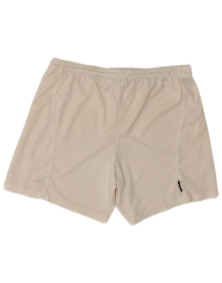 Adidas Short de sport pour homme en polyester blanc moyen