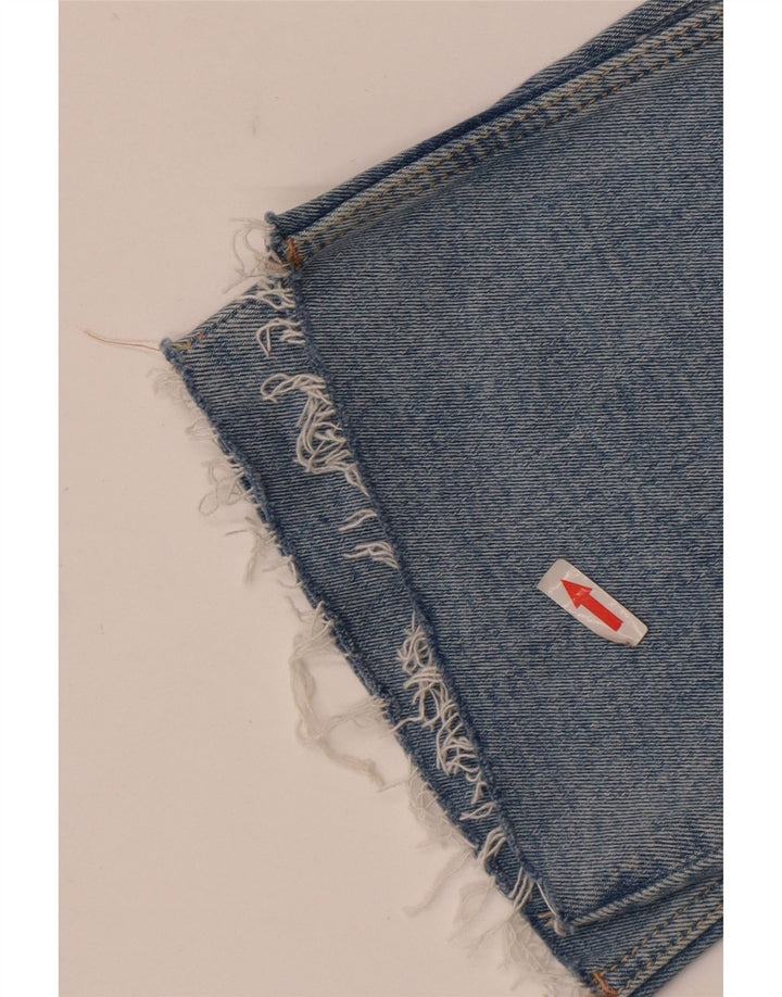 Zara Jean court bootcut pour femme EU 38 Small W28 L25 Bleu